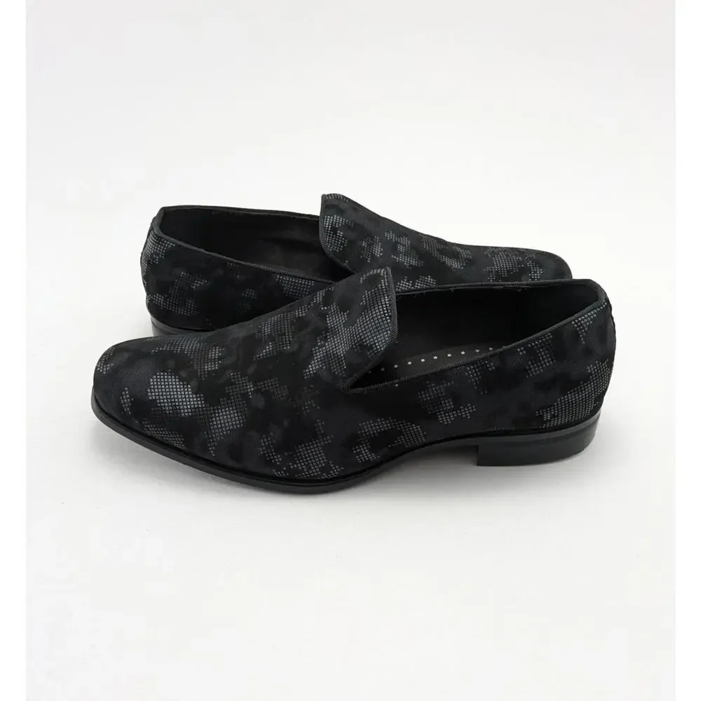 Mens‎ Stacy Adams Swank Pixelated Camouflage Slip On Loafers 25386-062 Size 7